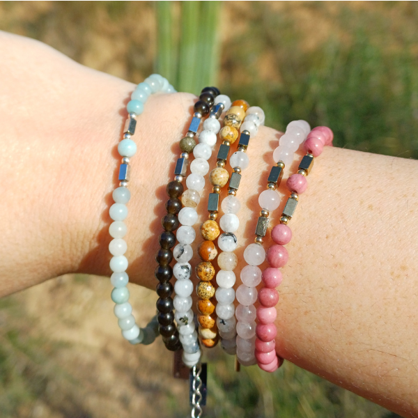 Pulsera Alegría Amazonita - Imagen 2