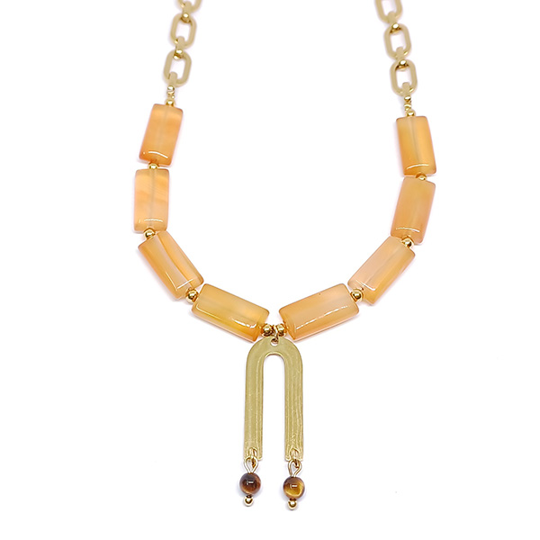 Collar Fuego Cornalina