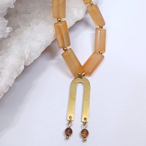 Collar Fuego Cornalina