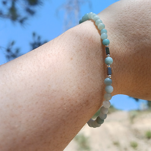 Pulsera Alegría Amazonita - Imagen 3