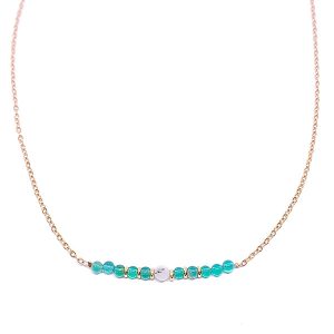 Collar Esperanza Ágata teñida