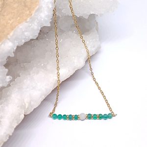 Collar Esperanza Ágata teñida