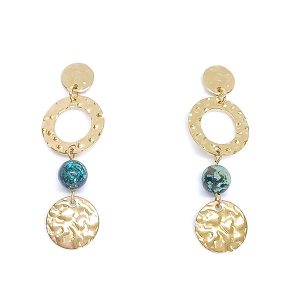 Pendientes Aire Turquesa Africana