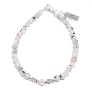 Pulsera Alegría Piedra luna arcoíris