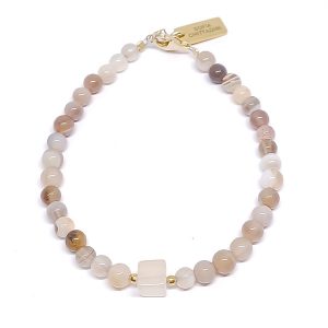 Pulsera Alma Ágata botswana