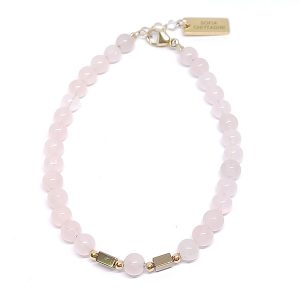 Pulsera Alegría Cuarzo rosa