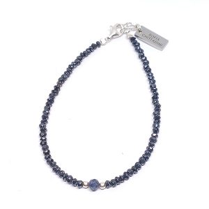 Pulsera Soy Espinela azul y Zafiro
