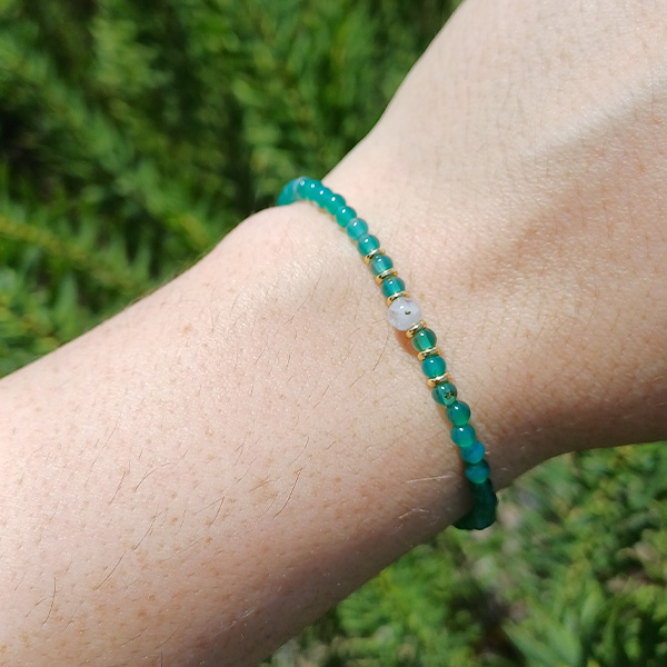 Pulsera Esperanza Ágata teñida - Imagen 2