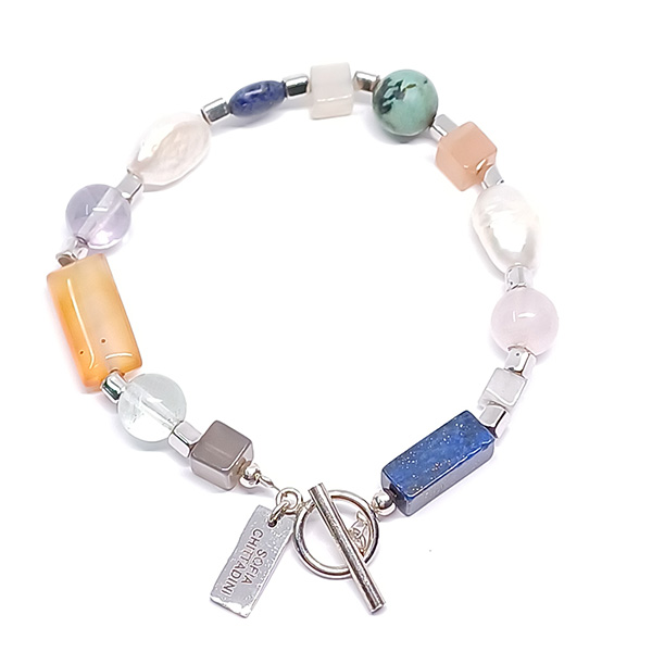 Pulsera Aceptación cristales y minerales - Imagen 2